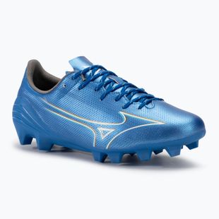 Încălțăminte de fotbal pentru bărbați Mizuno α Select FG white/laser blue/gold