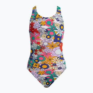 Costum de baie dintr-o bucată pentru copii Nike Multiple Print Fastback Lapis NESSC760