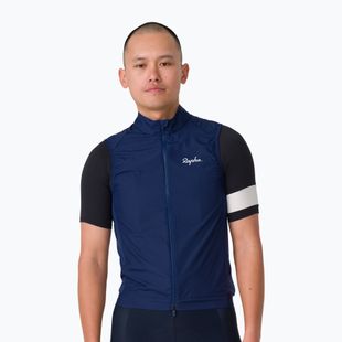 Vestă de ciclism pentru bărbați Rapha Core Gilet Navy/White
