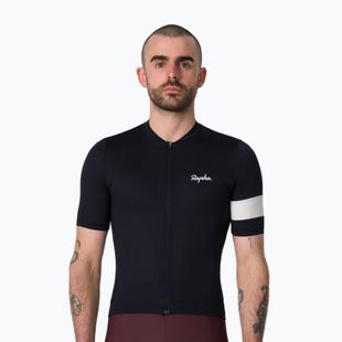 Tricou de ciclism pentru bărbați Rapha Core Lightweight Jersey black/white