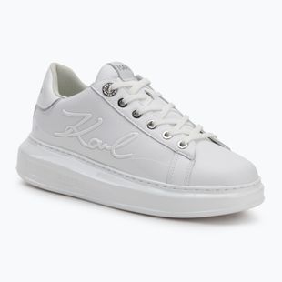 Încălțăminte pentru femei KARL LAGERFELD Kapri Signia Shine white leather/mono
