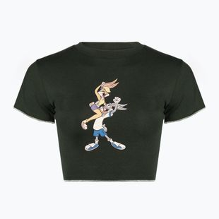 Tricou Ellesse pentru femei Tweetest Crop de culoare verde închis