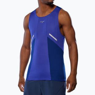 Tricou de alergare pentru bărbați Mizuno DryAeroFlow Tank reflexblue