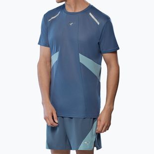 Tricou de alergare pentru bărbați Mizuno DryAeroFlow Tee vintage indigo
