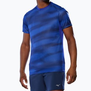 Tricou de alergare pentru bărbați Mizuno DryAeroFlow Graphic Tee reflex blue