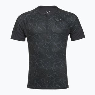 Tricou de alergare pentru bărbați Mizuno Graphic Trail Tee black