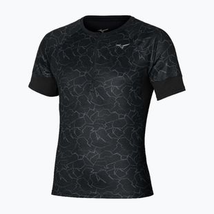 Tricou de alergare pentru bărbați Mizuno Graphic Trail Tee black