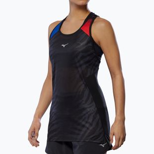 Tricou de alergare pentru femei Mizuno DryAeroFlow Graphic Tank roșu oni