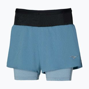 Pantaloni scurți de alergare pentru femei Mizuno Trail ER 2IN1 citadel