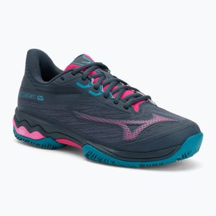 Încălțăminte de padel pentru femei  Mizuno Wave Exceed Light 2 Padel midnight navy/ fuchsia purple/ enamel blue