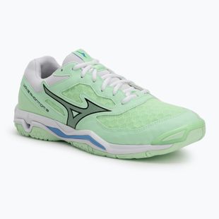 Încălțăminte de handbal Mizuno Wave Phantom 3 neo mint / black / frontier blue