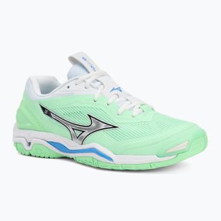 Încălțăminte Mizuno Wave Stealth 6 neo mint/black/frontier blue