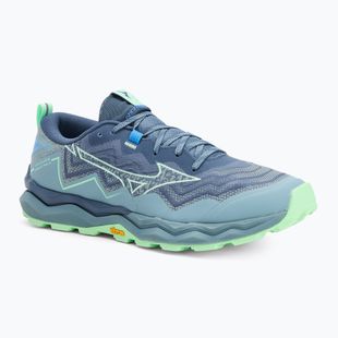 Încălțăminte de alergare pentru bărbați Mizuno Wave Daichi 9 vintage indigo/neo mint/citade