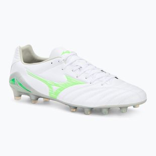 Încălțăminte de fotbal pentru bărbați Mizuno Monarcida Neo III Pro Md white/neon green