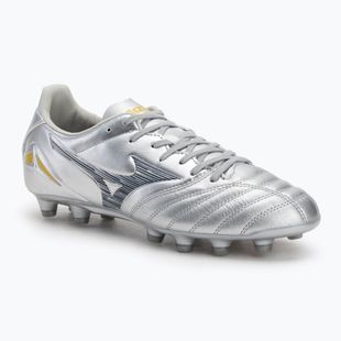 Încălțăminte de fotbal pentru bărbați Mizuno Morelia Neo IV Pro Md galaxy silver/8605 c/cool gray 3c