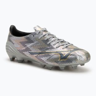 Încălțăminte de fotbal pentru bărbați Mizuno α II Elite Md galaxy silver/8605 c/gold