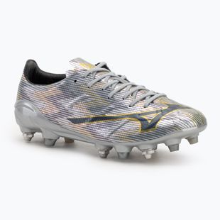 Încălțăminte de fotbal pentru bărbați Mizuno α II Japan Mix galaxy silver/8605 c/gold