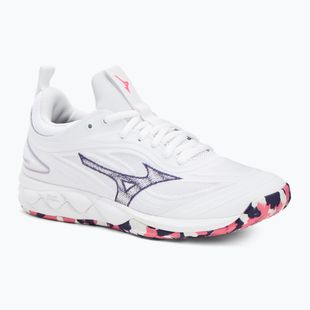 Încălțăminte de volei Mizuno Wave Luminous 3 white/violet indigo/camellia rose