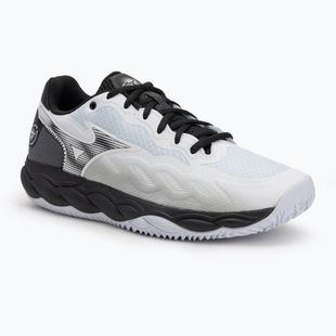 Încălțăminte de tenis pentru bărbați Mizuno Wave Enforce Court CC white/ black/ iron gate
