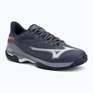 Încălțăminte de tenis Mizuno Wave Exceed Court CC odyssey gray/white/blue granite
