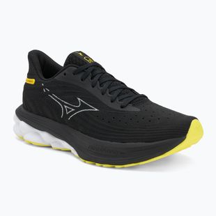 Încălțăminte de alergare pentru bărbați  Mizuno Wave Skyrise 6 black/harbor mist/lemon tonic