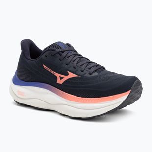 Încălțăminte de alergare pentru femei  Mizuno Wave Sky 9 odyssey gray/striking coral/iris bloom