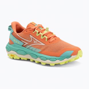 Încălțăminte de alergare pentru femei  Mizuno Wave Mujin 11 fresh salmon/pristine/sharp green