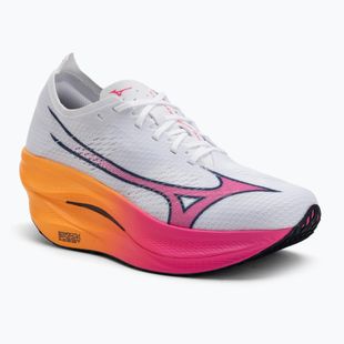 Încălțăminte de alergare Mizuno Wave Rebellion Pro 3 white/pink tetra/tang orange