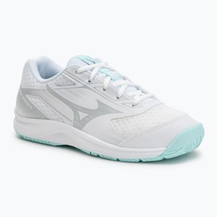 Încălțăminte de volei pentru femei Mizuno Cyclone Speed 5 white/blue tint