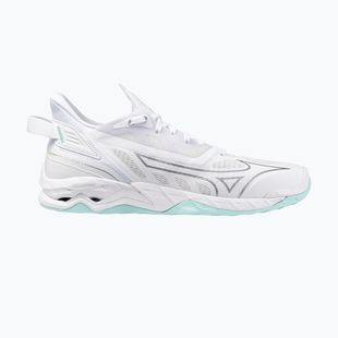 Încălțăminte de handbal pentru femei Mizuno Wave Mirage 5 white/blue tint