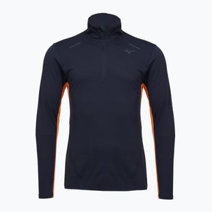 Longsleeve de alergare pentru bărbați Mizuno Tech Thermal Charge Half Zip baritone blue