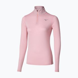 Bluză de alergare pentru femei Mizuno Core Impulse Half Zip Tee bleached mauve