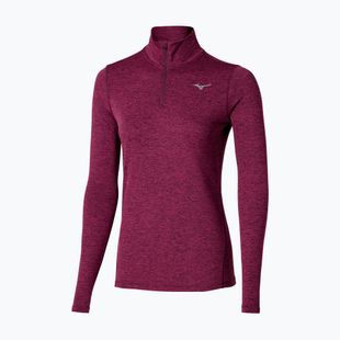 Bluză de alergare pentru femei Mizuno Core Impulse Half Zip Tee dark purple