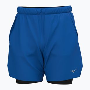 Pantaloni scurți de alergare pentru bărbați Mizuno Core 7.5 2IN1 princess blue