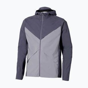 Geacă de alergare pentru bărbați Mizuno Tech Thermal Charge Hooded quiksilver