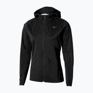 Geacă de alergare pentru femei Mizuno Tech Thermal Charge Hooded black