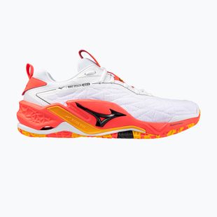 Încălțăminte de handbal Mizuno Wave Stealth Neo 2 white/flery coral 2/citrus