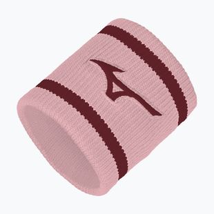 Bandă de încheietură Mizuno Wristband Short With Line 6P pinkesque/lava falls