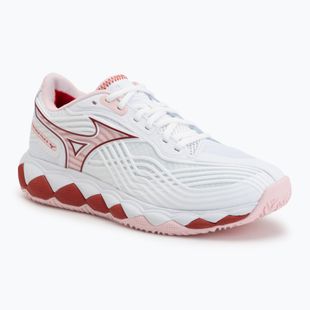 Încălțăminte de tenis pentru femei Mizuno Wave Enforce Tour 2 CC white/pinkesque/barbados/cherry