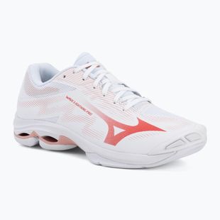 Încălțăminte de volei pentru femei Mizuno Wave Lightning Pro white/rose elegance/lava falls