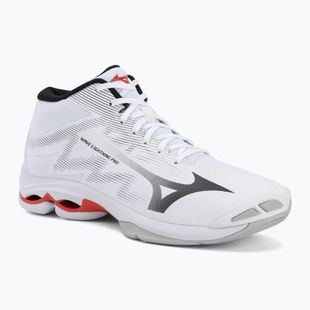 Încălțăminte de volei Mizuno Wave Lightning Pro Mid white/black/fiery red