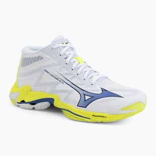 Încălțăminte de volei Mizuno Wave Lightning Elite Mid white/lighting yellow/dazzling blue