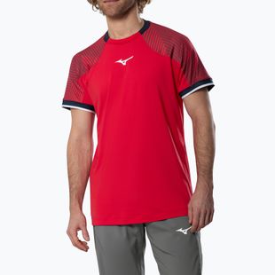 Tricou pentru bărbați Mizuno Stargazer Shadow Tee fiery red