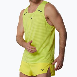 Tricou de alergare pentru bărbați Mizuno Tech Light Tank lightning yellow
