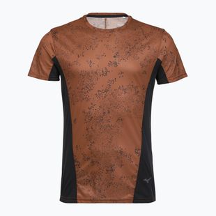 Tricou de alergare pentru bărbați Mizuno Active DryAeroFlow Graphic copper brown