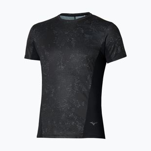 Tricou de alergare pentru bărbați Mizuno Active DryAeroFlow Graphic black/gray