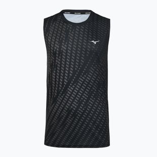 Tricou de alergare pentru bărbați Mizuno Core Graphic Sleeveless black/gray