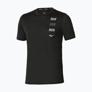 Tricou de alergare pentru bărbați Mizuno Core Run Short Sleeve Tee black