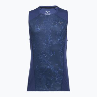 Tricou de alergare pentru bărbați Mizuno Active DryAeroFlow Graphic Tank Top estate blue