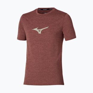 Tricou de alergare pentru bărbați Mizuno Core Runbird Tee copper brown